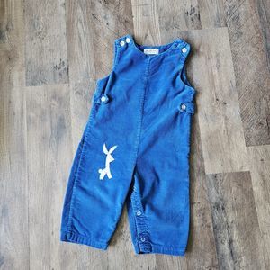 Vintage Health-Tex Corduroy Stantogs Bib Overalls, 24 Months, Navy Blue,...